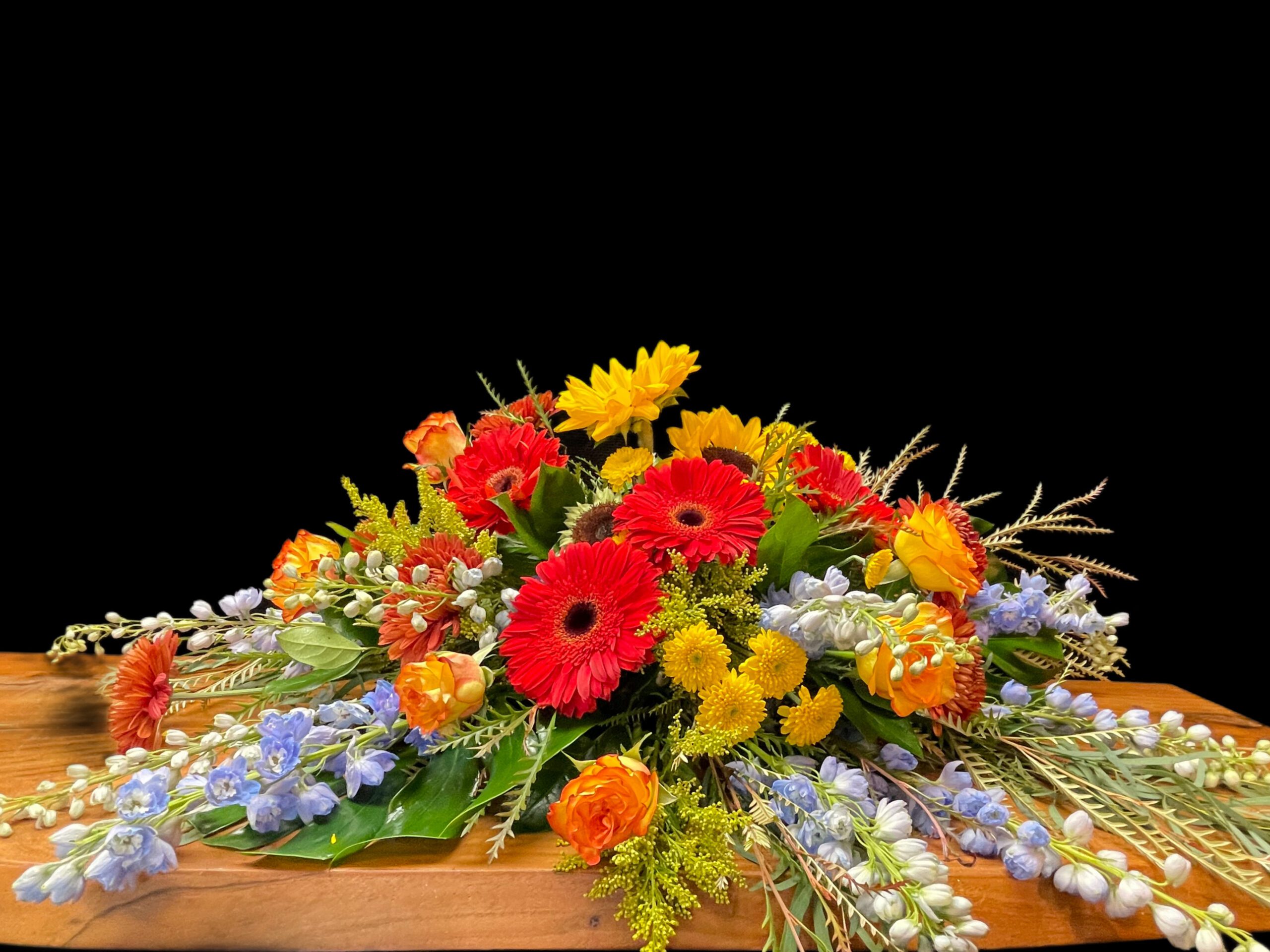 Sympathy floral arrangement by Master Designer Mirela Beňeš in Naples FL