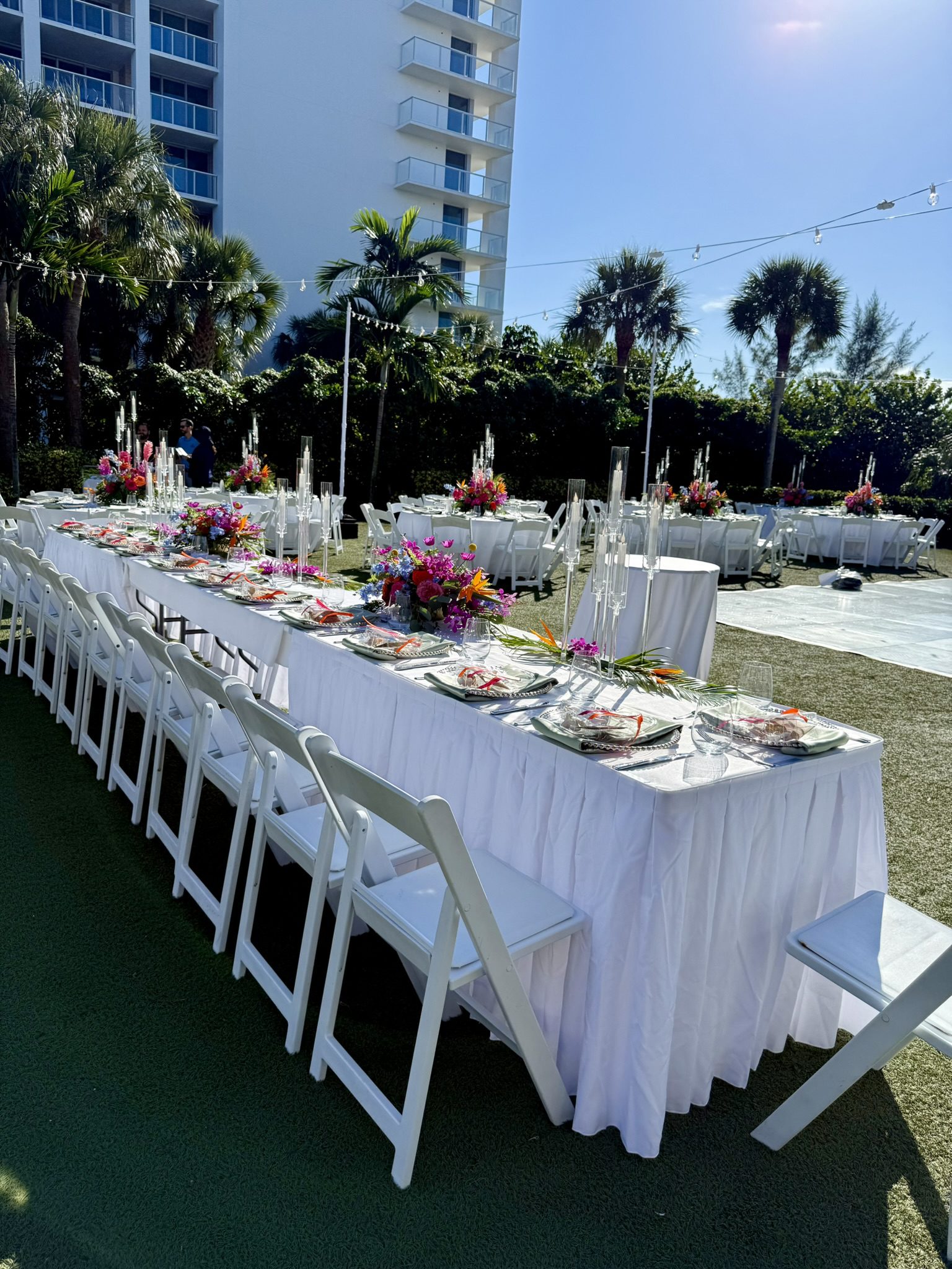 Wedding florals designed and installed by Naples Picasso Flowers in Southwest Florida